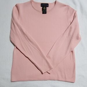 Charter Club Classics Pink Sweater 100% Wool Made in Australia